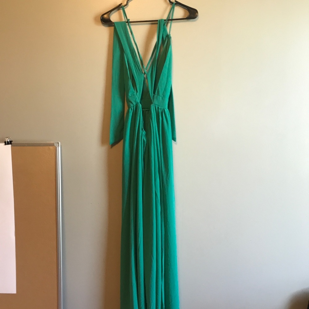 Green mind code dress - Picture 4 of 4